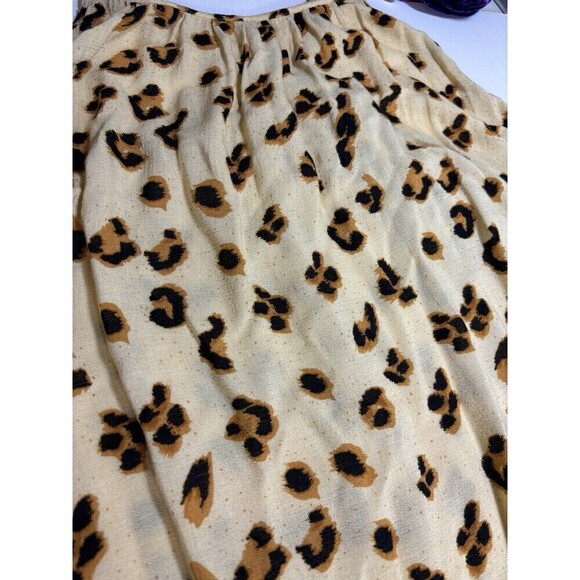 Minkpink Wild Thing Maxi Dress Leopard Animal Print XS Strappy Flowy Boho - Picture 9 of 16